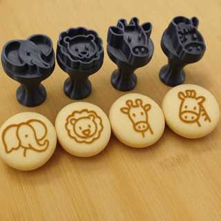 kit 4 carimbo/marcador de docinho, brigadeiro tema safari em Oferta na Shopee