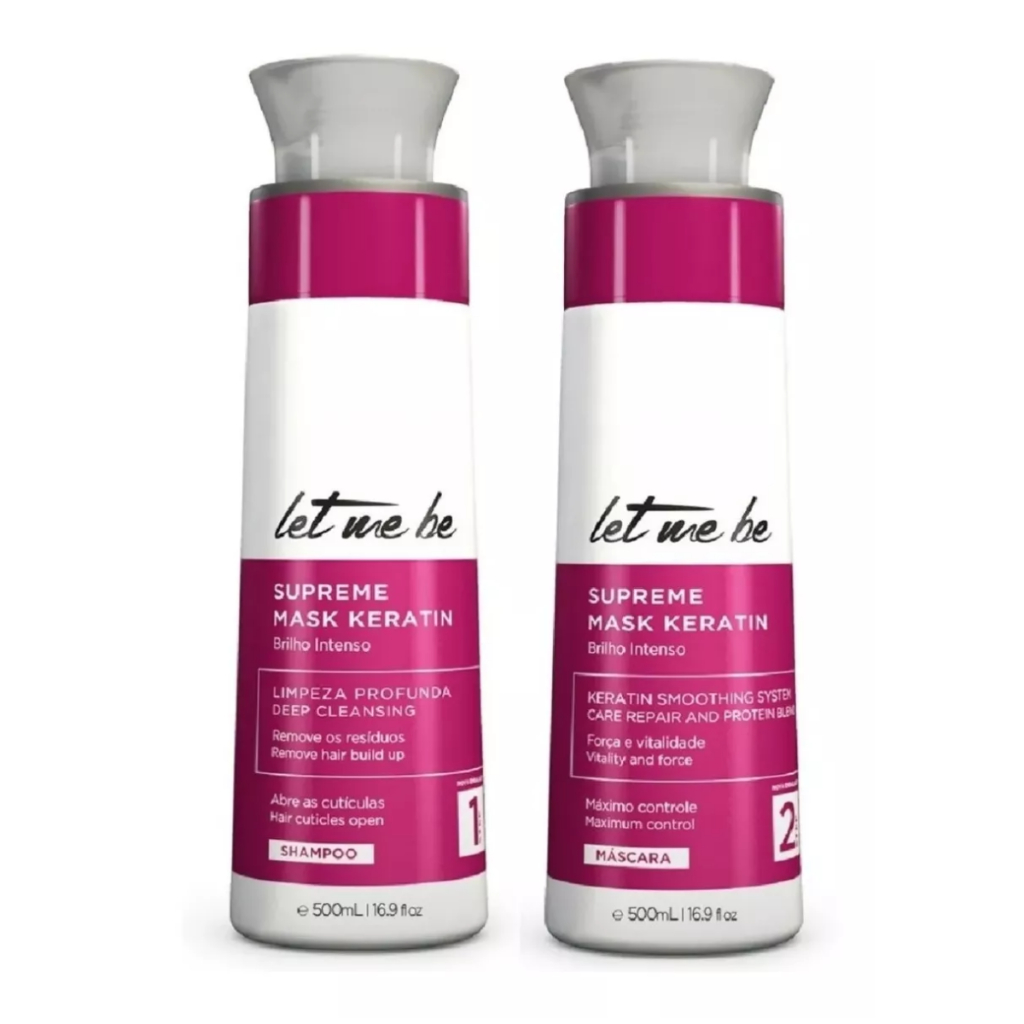 Let Me Be Escova Progressiva Supreme Liss Keratin Kit 500ml