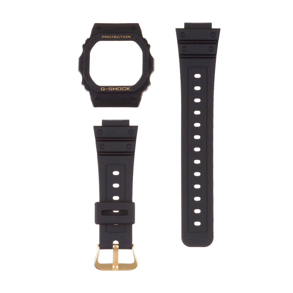 Pulseira e Capa Compatível Casio Dw-5600e Parafuso - Série Ouro