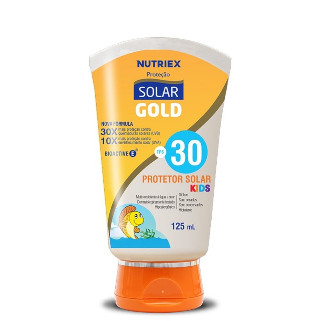 Protetor Solar Corporal Kids FPS 30 Toque Seco 125ml Solar Gold