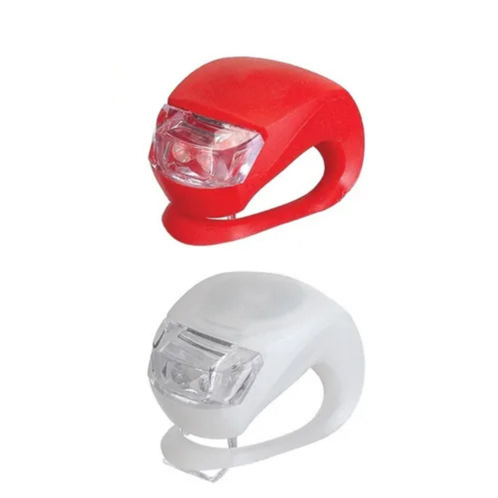 Lanterna Prendedor Para Bicicleta De Silicone Farol e Lanterna Colocação Guidão e Banco