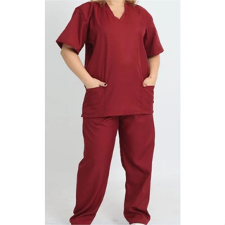 Conjunto Pijamas Cirúrgico Hospitalar Scrub Unissex Oxford em Oferta na Shopee