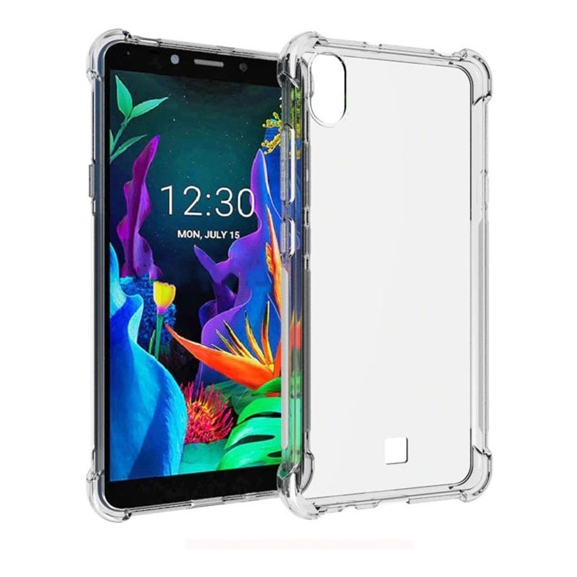 Capa Capinha  - LG K8 Plus TPU Flexível Transparente Com Proteção UV e Borda Anti-Shock
