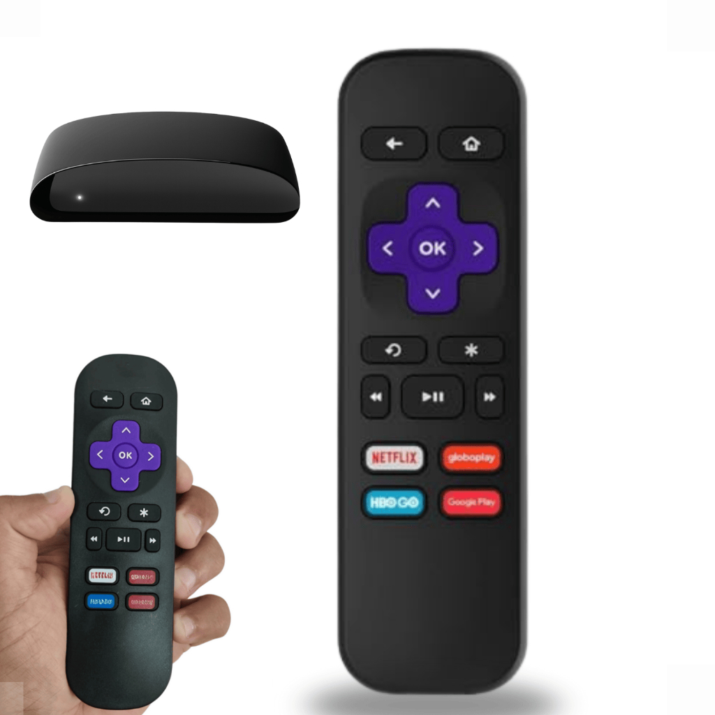 Controle Remoto Compatível com Roku Express Premier Streaming Conversor