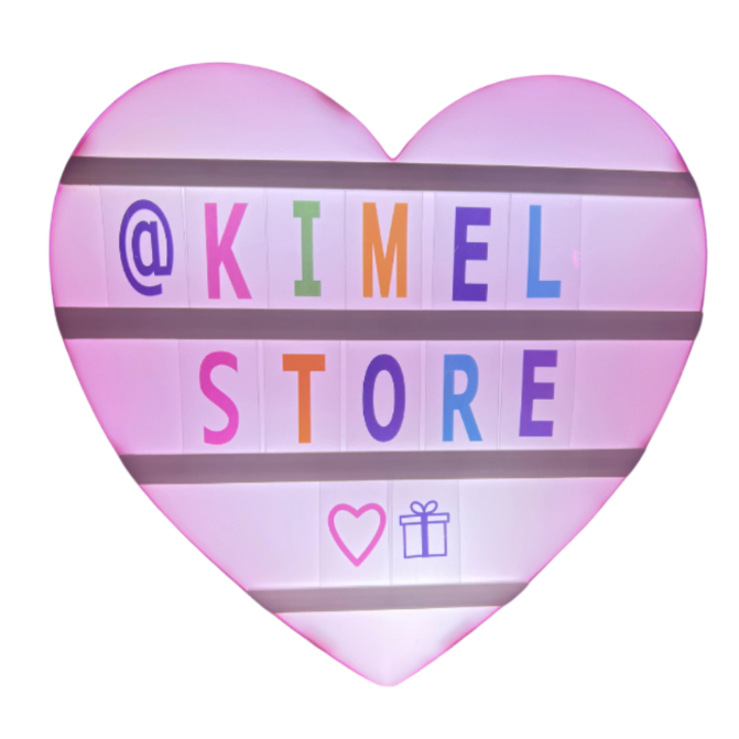 Luminária Light Box Cinema Led Letras Letreiro Decoração Quarto Mesa Presente Coração Rosa