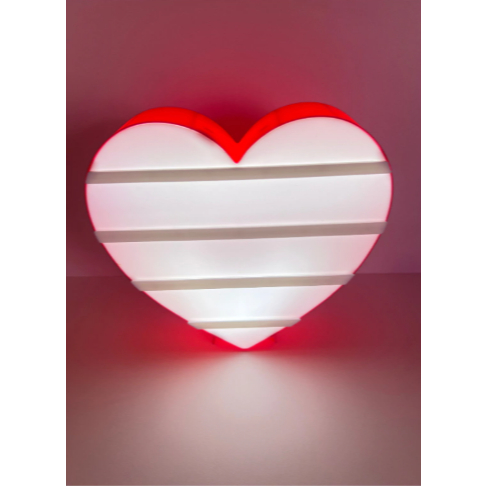 Light Box Cinema Led Luminária Letras Decoração Letreiro A4 A5 Presente Coração Decorativo