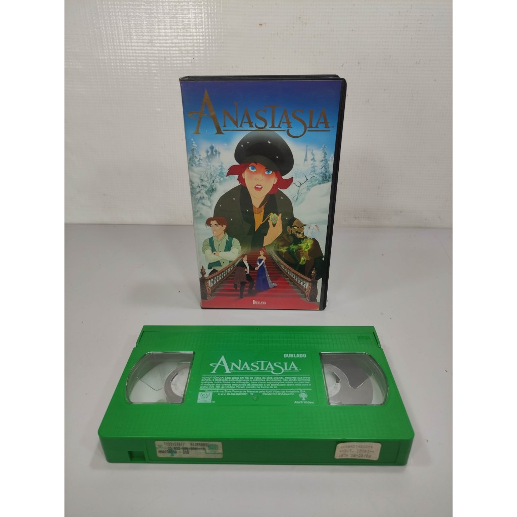 Filme VHS Desenho Anastasia Walt Disney Filme M5n (Usado) ok