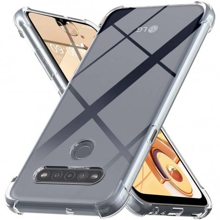 Capa Capinha  - LG K51S TPU Flexível Transparente Com Proteção UV e Borda Anti-Shock