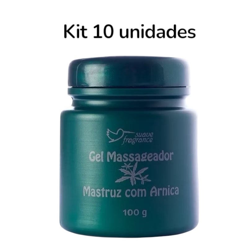 Kit 10 Unidades Gel Massageador Mastruz  com Arnica em Oferta na Shopee
