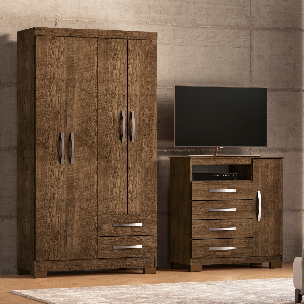 Guarda-Roupa Solteiro com Sapateira: Onde Comprar | BuscaProdutos