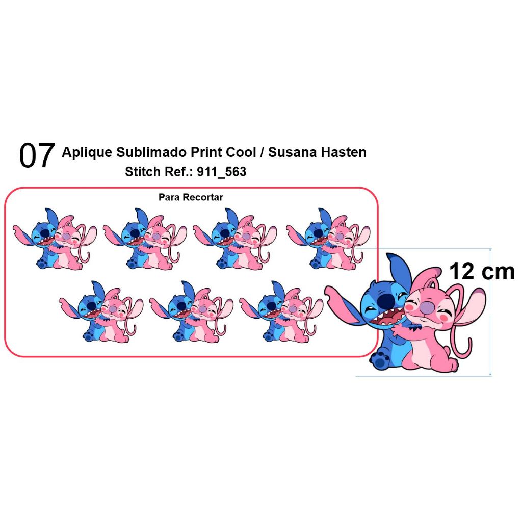 Apliques Stitch, Patche Para Roupas