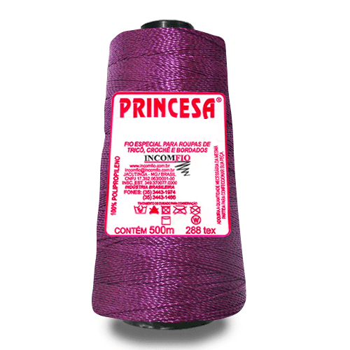 Linha Princesa c/ 500m – 100% Polipropileno – TEX 388 – Fio Incomfio | Unitário ou Kit com 3 Unidades em Oferta na Shopee