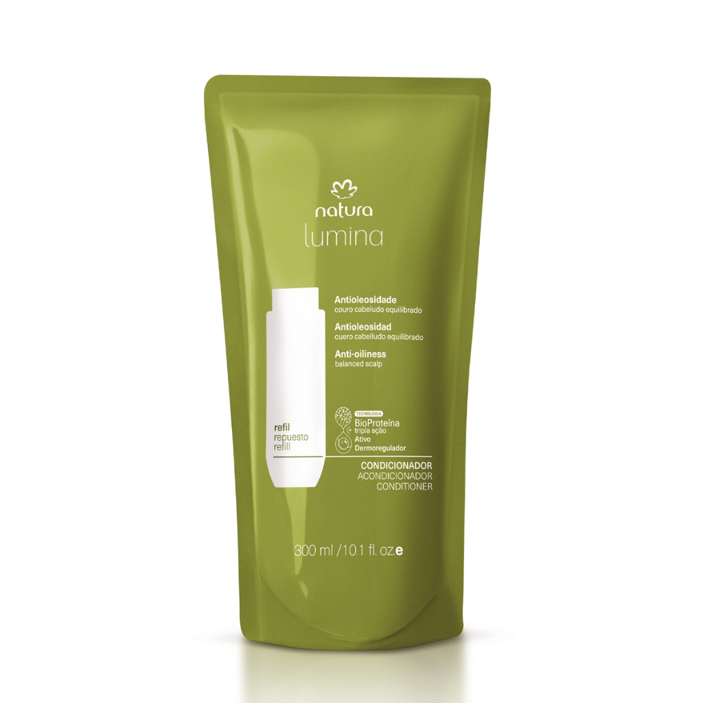 Refil Shampoo Natura Lumina Equilibrante Antioleosidade 300ml