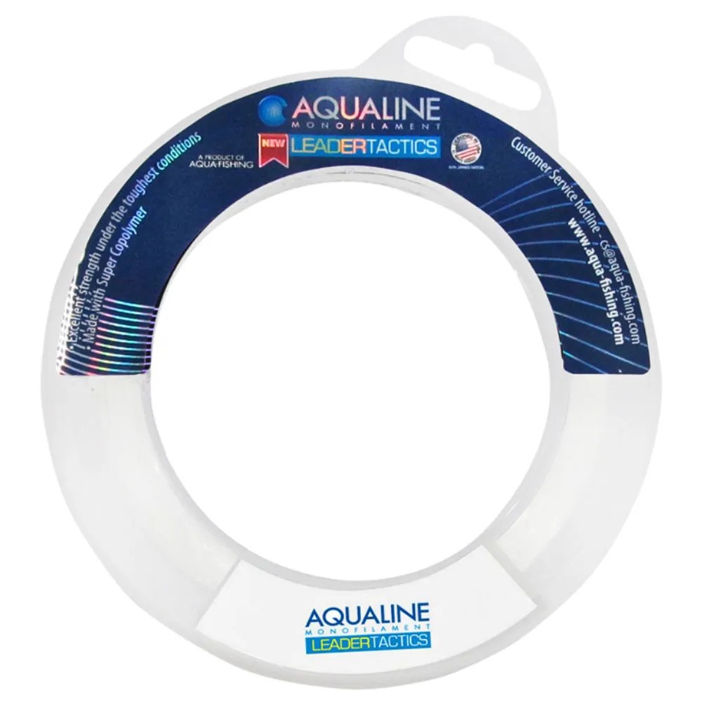 Linha Monofilamento Aqualine Leader Tactics 60m 0.28mm 3.6kg 8Lb