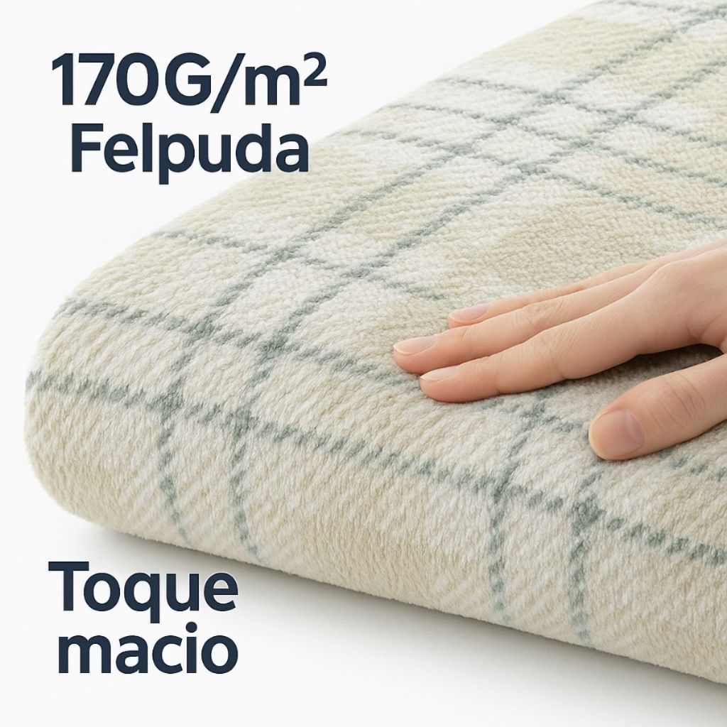 Cobertor Casal Coberta Felpudo 220x180 Toque Macio e Quentinha
