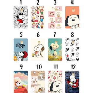 Snoopy Turma Charlie Adesivo para Cartão Bancário de Crédito e Débito a Prova d'água em Oferta na Shopee