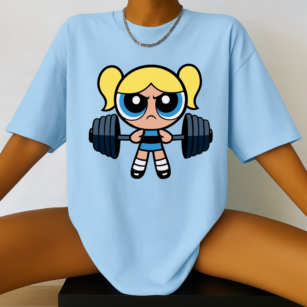Camisa Blusa Feminina Camiseta Academia Barra Fitness Super Poderosas Lançamento