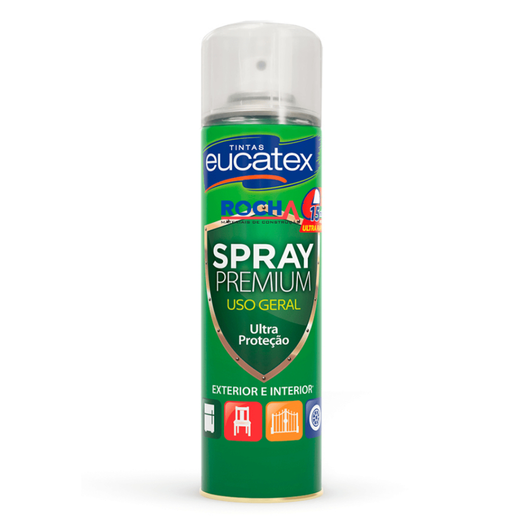 Spray Verniz Incolor Brilhante 400ml Uso Geral Eucatex em Oferta na Shopee