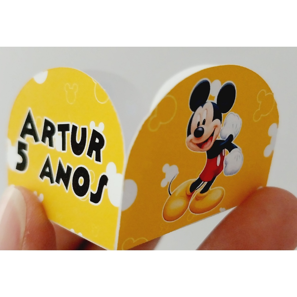 FORMINHA DE DOCE PERSONALIZADA MICKEY/LEMBRANCINHA DE FESTA/ANIVERSÁRIO