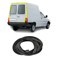 Borracha Porta Malas Tampa Traseira Fiat Fiorino Bau Furgão
