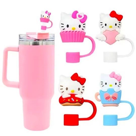 Tampa de Silicone para Canudo | Anti Poeira e Sujeira | Proteção + Design Fofo | Passeio Aulas em Oferta na Shopee