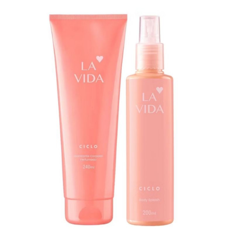 CICLO COSMÉTICOS KIT HIDRATANTE + BODY SPLASH KISS ME MORE LA LUNA LA VIDA