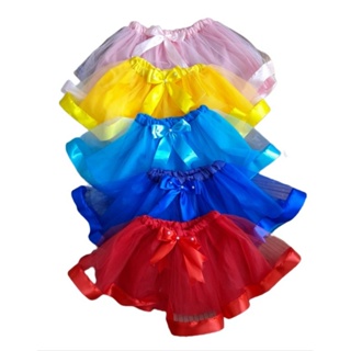 saia de tule infatil cores em Oferta na Shopee