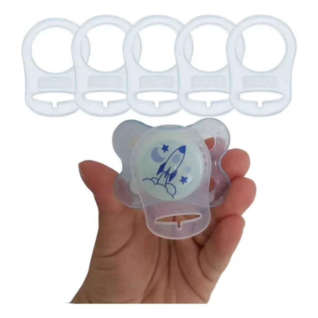 Adaptador de chupeta sem alça MAM NUK LILLO UNIVERSAL de silicone macio para prendedor de chupeta