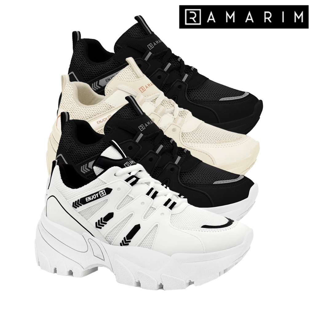 Tênis Feminino Ramarim Casual Sneaker Chuncky Esportivo Lançamento Confortável Original em Oferta na Shopee