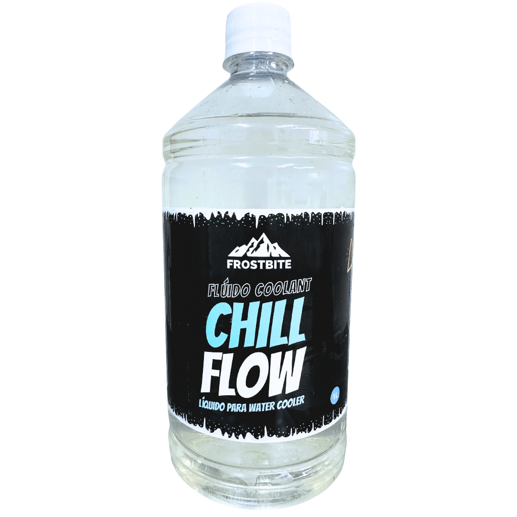 Fluido Para Water Cooler 1 Litro Transparente Incolor Frostbite Premium - Alto Desempenho