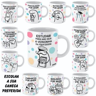 Caneca Profissão Personalizada – Presente Criativo para Médico,  Estudante,estagiario  Mais