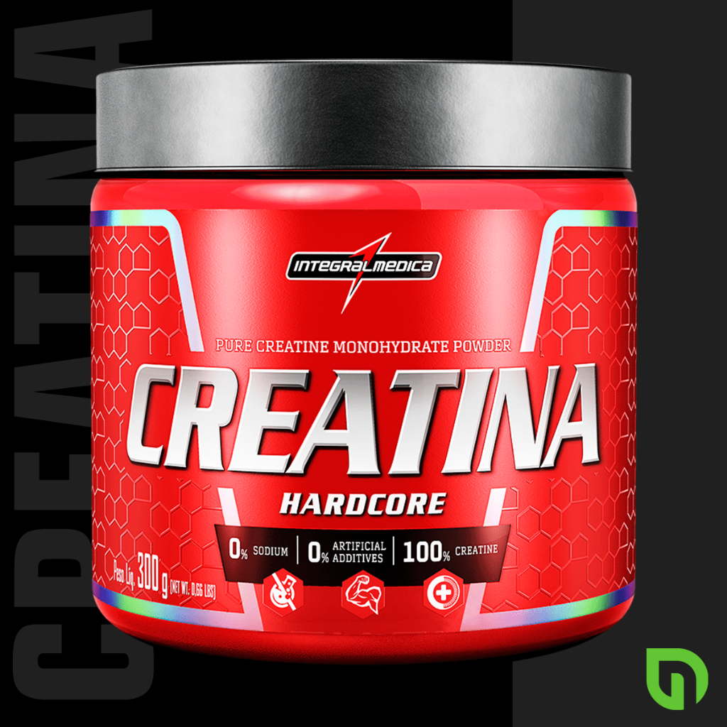Creatina Integralmedica 300g 100% Pura Original Com Nota Fiscal