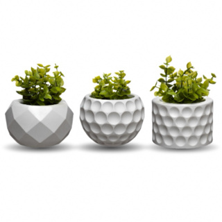 Kit 3 Vasos Decorativos com Plantas Artificiais para Sala, Quarto, Banheiro e Lavabo – Decoração em Oferta na Shopee