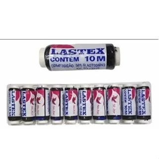 Lastex (10 MTS)-Pct C/10 Unidades Branco e Preto em Oferta na Shopee