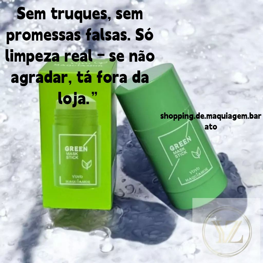 Máscara Facial Chá Verde Limpeza Suave
