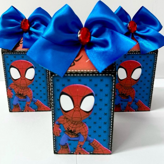 Caixa Milk Homem Aranha - Pegue e Monte | Lembrancinhas | Festa infantil | Aniversário | Personalizados