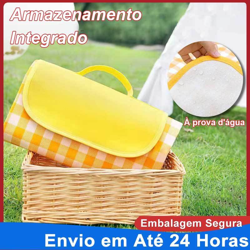 Tapete Piquenique Portátil Dobrável Impermeavel À Prova De Umidade Prático Fácil 200X200cm em Oferta na Shopee