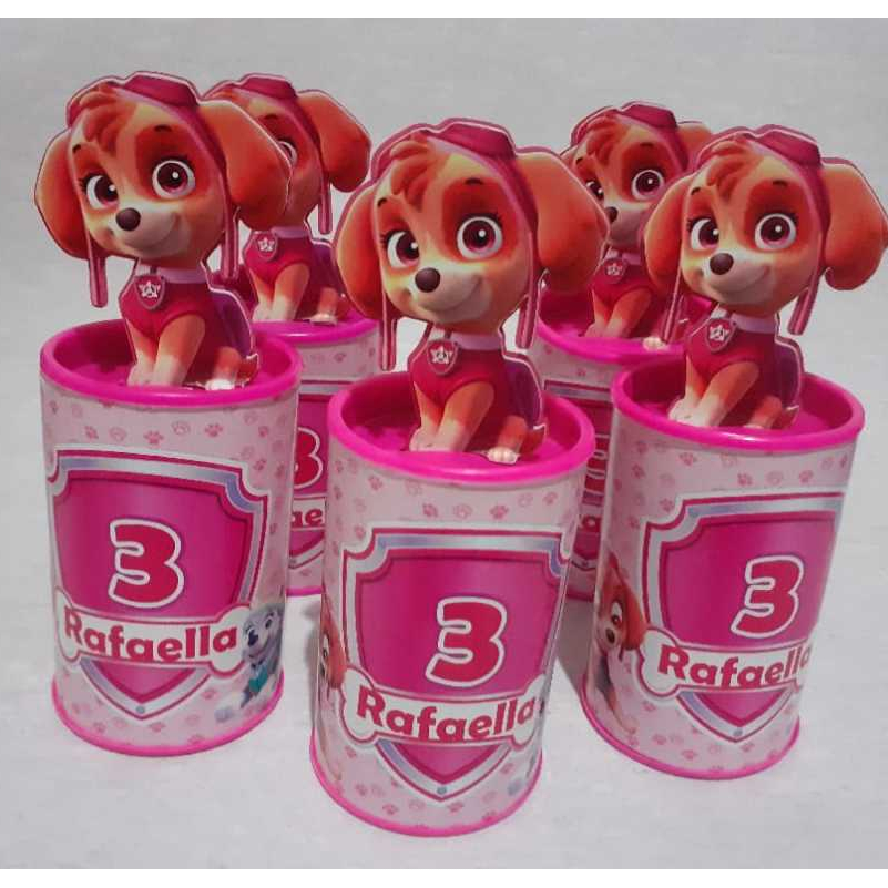 Adesivo para Cofrinho Personalizado com Aplique 3D – Lembrancinha de Aniversário Infantil