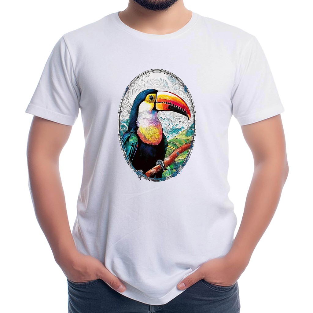 Camiseta personalizada Fauna Tucano aves - Cod A240