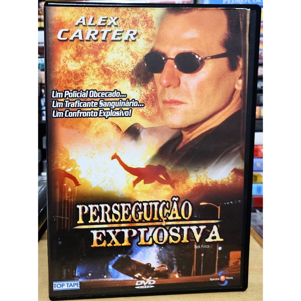 DVD Perseguição Explosiva - Alex Carter (Original Seminovo)