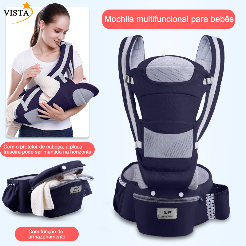 Banco De Cintura Para Bebê Canguru Bebe Passeio Varias Cores Mochila Infantil Hipseat
