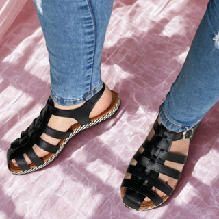 Sandália Fisherman Rasteirinha (Modelo fechado) - sola corda (Ref. 3242) em Oferta na Shopee