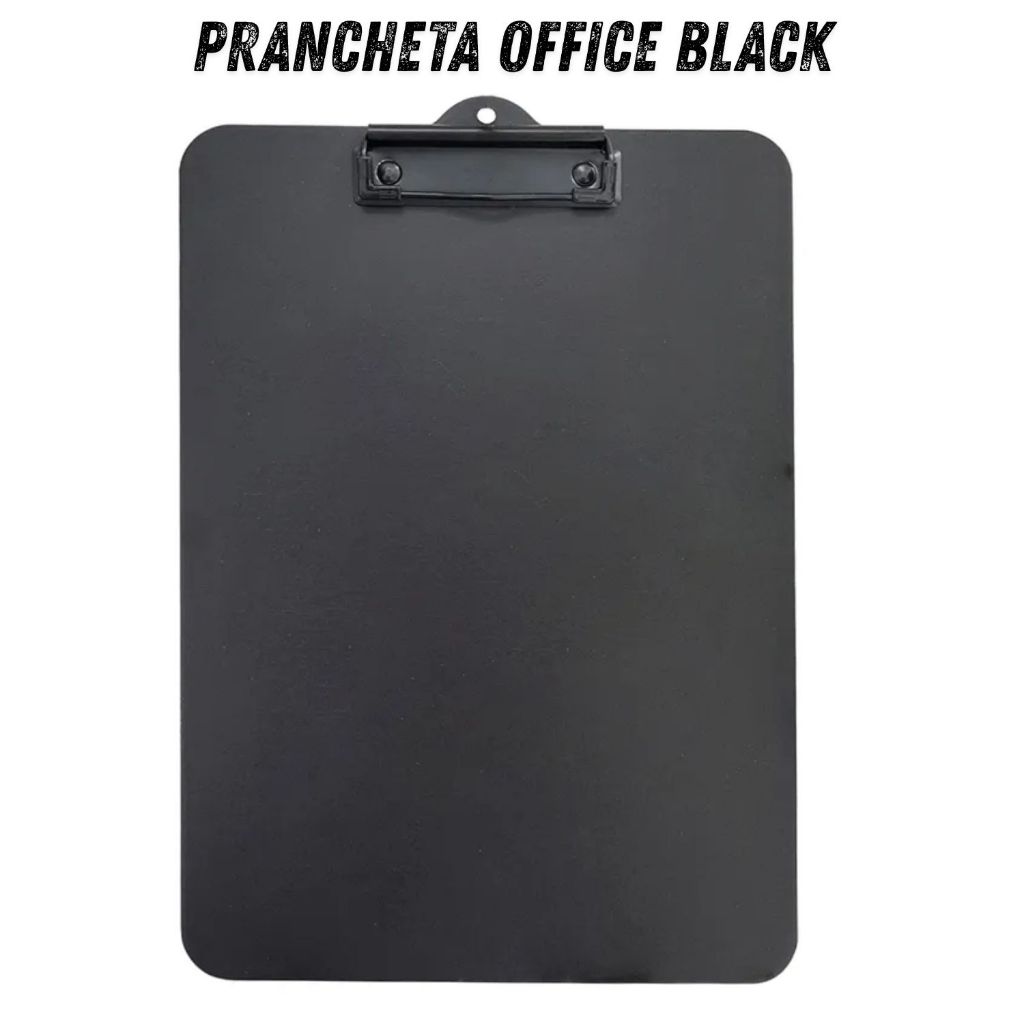 PRANCHETA PRETA GIZ, LOUSA, PLANNER, E SULFITE, MULTIUSO A4, RESISTENTE