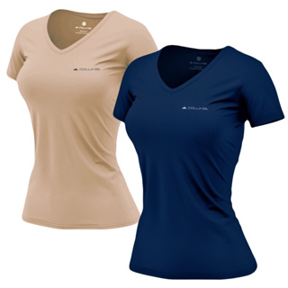 Kit 2 Camisa Feminina Dry fit ideal para Academia Corrida e exercícios Collinea Sportswear em Oferta na Shopee