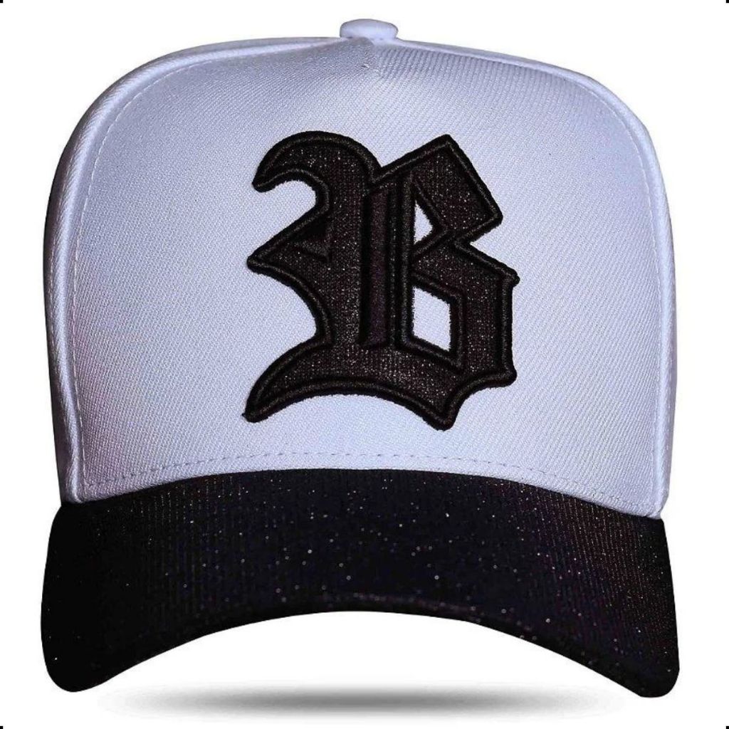 Boné Masculino Blck Brasil Snapback Aba Curva Logo Com Brilho Shine Premium Black Original Poliester em Oferta na Shopee