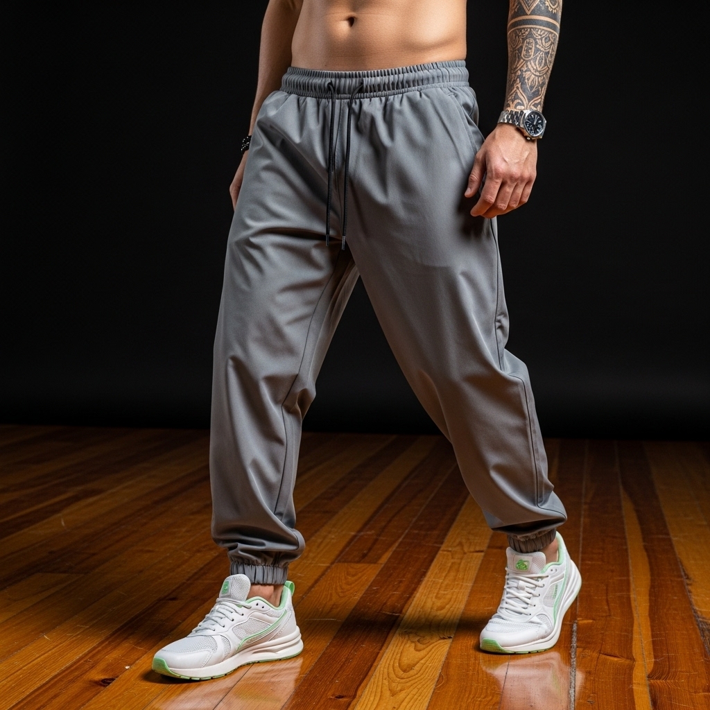 Calça Jogger Esportiva com Elastano Leve – Conforto e Liberdade nos Treinos em Oferta na Shopee
