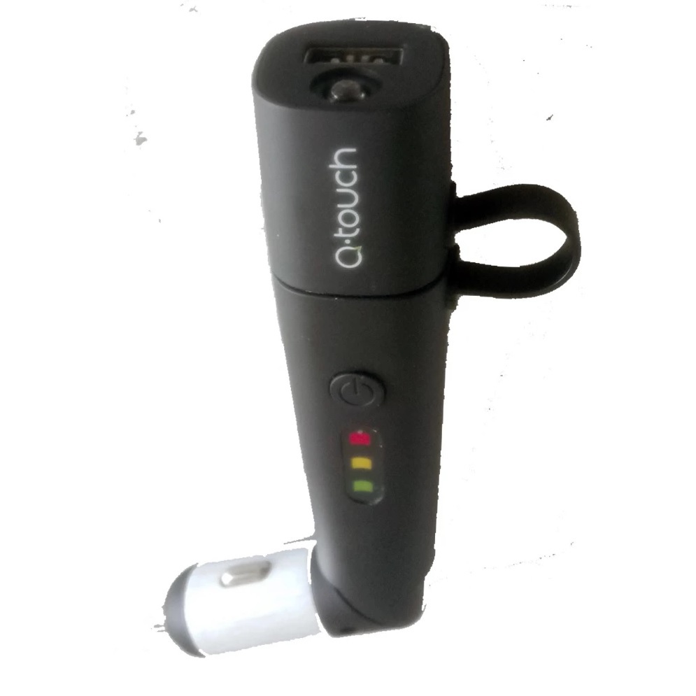 Carregador Veicular 3 em 1 | Power Bank Portátil 2600mAh | Bateria Externa para Celular
