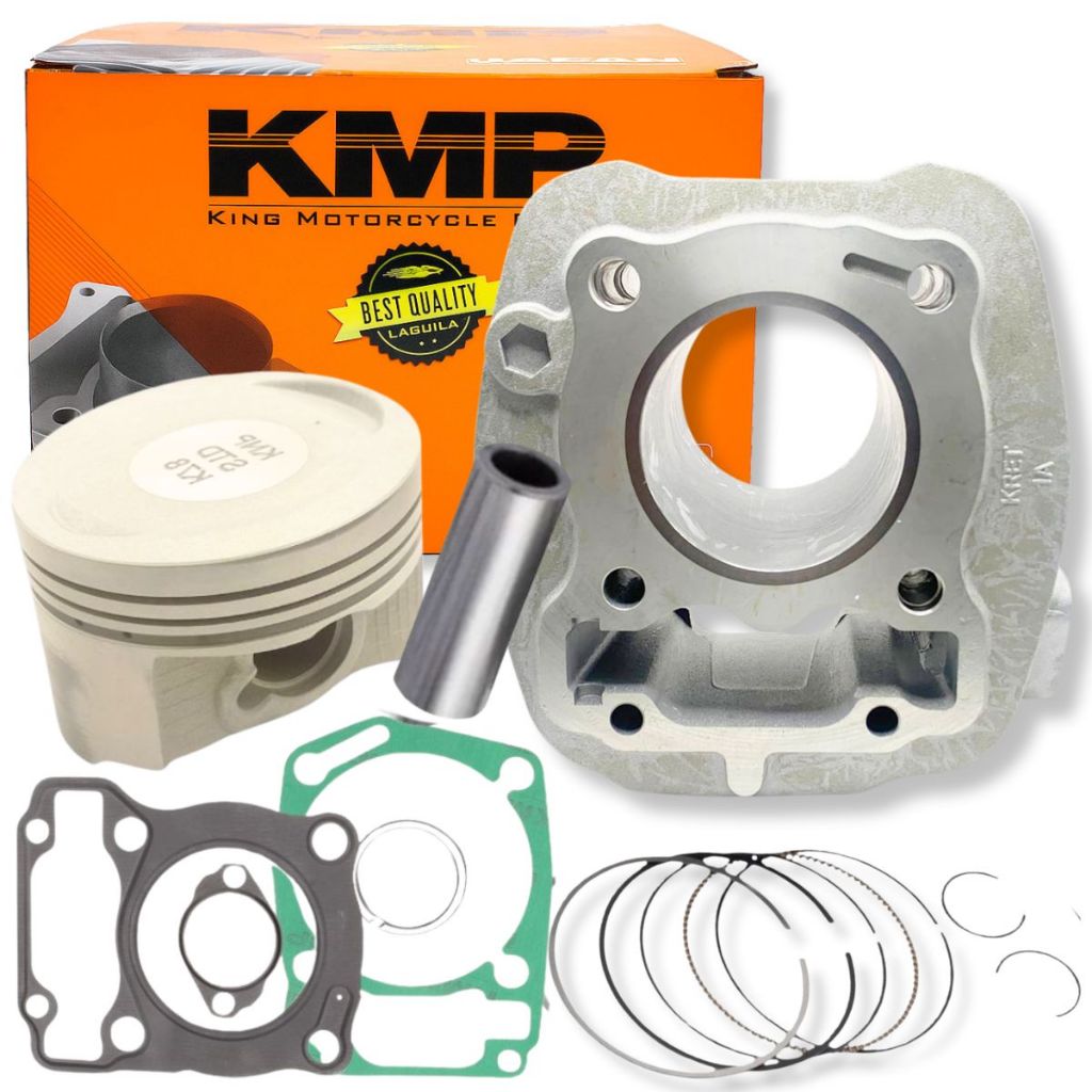 Kit Cilindro Motor Cg 160 Titan / Nxr 160 Bros (Pistão, Anéis, Juntas) Kmp em Oferta na Shopee
