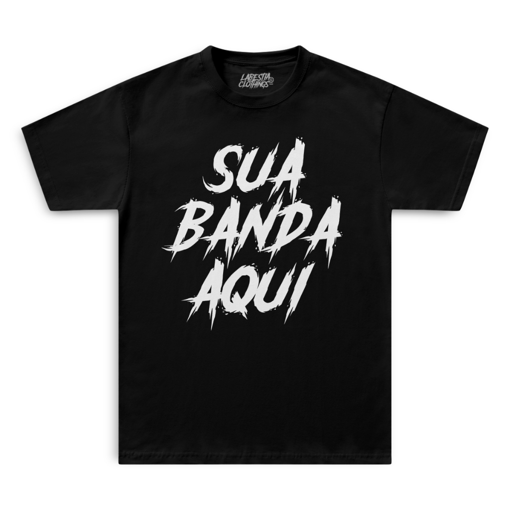 Camiseta Personalizada Banda Heavy Metal 100% Algodão Várias Cores e Tamanhos Plus Size Disponíveis em Oferta na Shopee