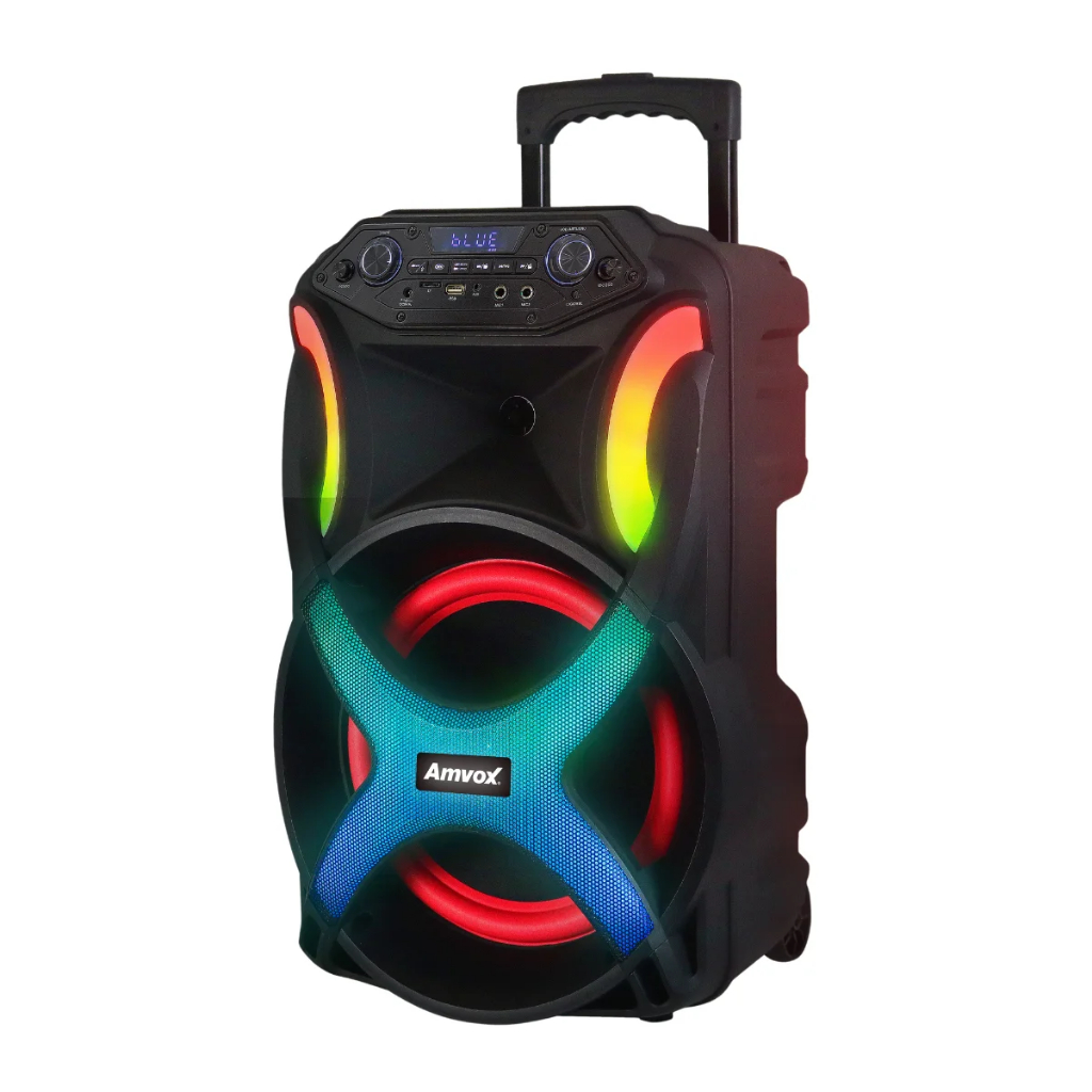 Caixa de Som Bluetooth Amplificada ACA 680 Fantasy 680W Bivolt Amvox em Oferta na Shopee